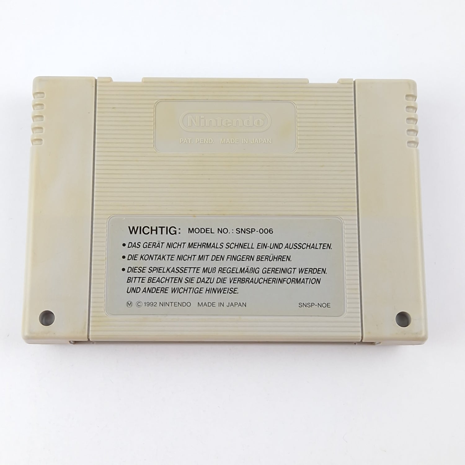 Super Nintendo Spiel : Street Fighter II 2 - Modul / Cartridge SNES PAL NOE-1