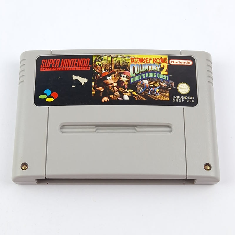 Super Nintendo Spiel : Donkey Kong Country 2 - Modul / Cartridge SNES PAL EUR