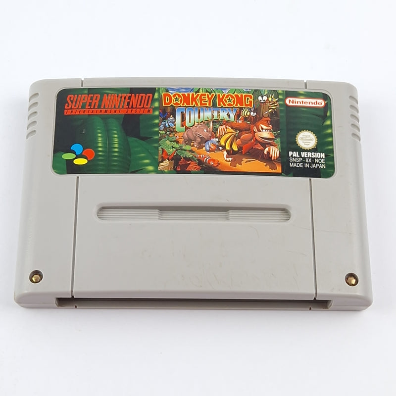 Super Nintendo Spiel : Donkey Kong Country 1 - Modul / Cartridge SNES PAL NOE