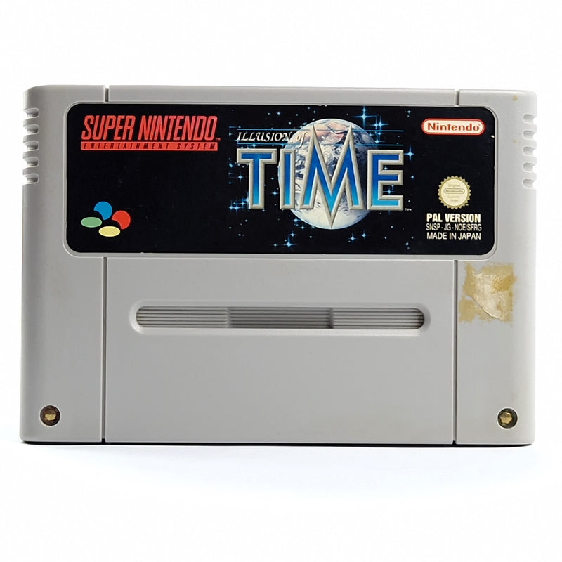 Super Nintendo Spiel : iLLusion of Time - Modul / Cartridge SNES PAL NOE/SFRG