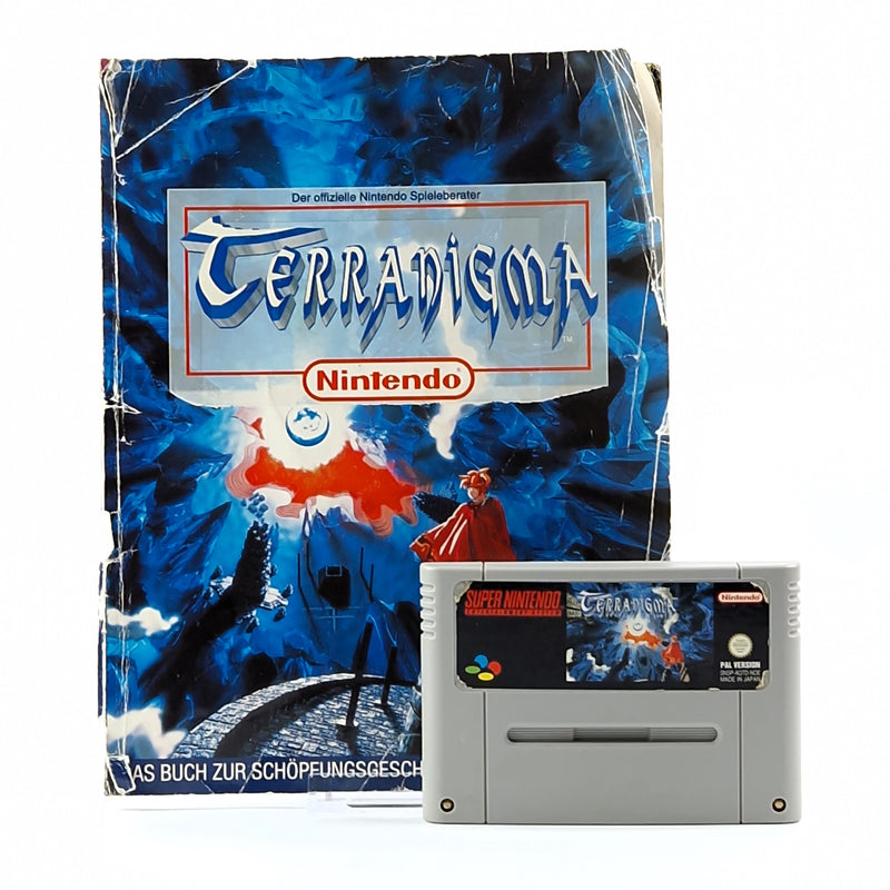 Super Nintendo Spiel : Terranigma + Spieleberater - Modul / Cartridge / SNES