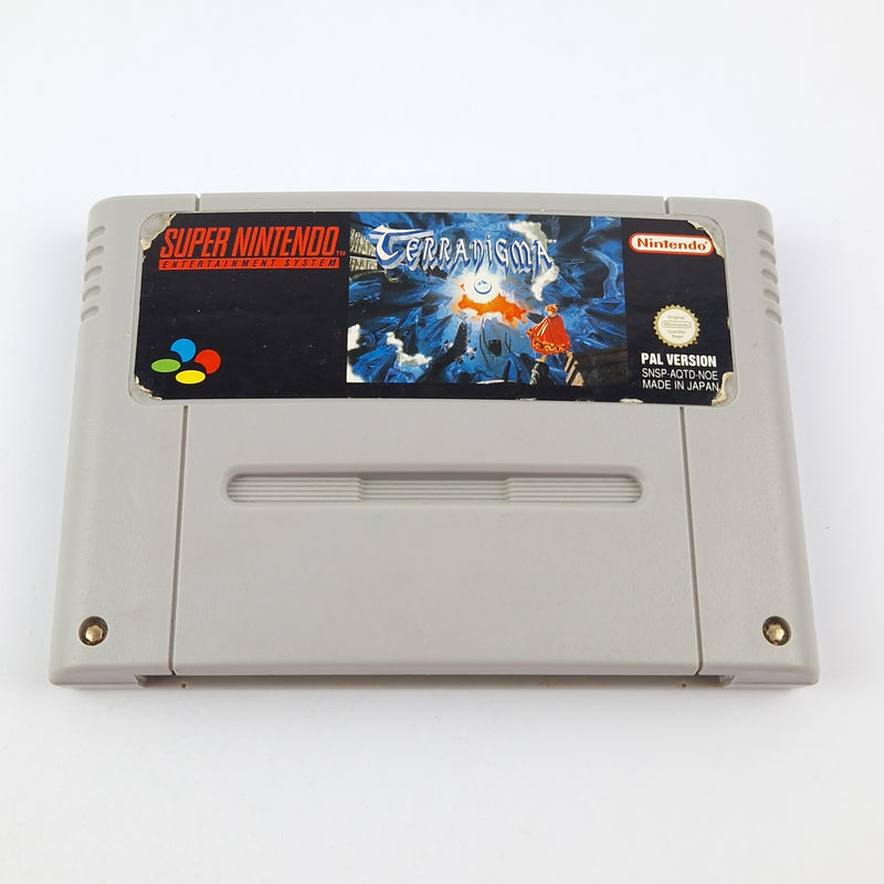 Super Nintendo Spiel : Terranigma + Spieleberater - Modul / Cartridge / SNES