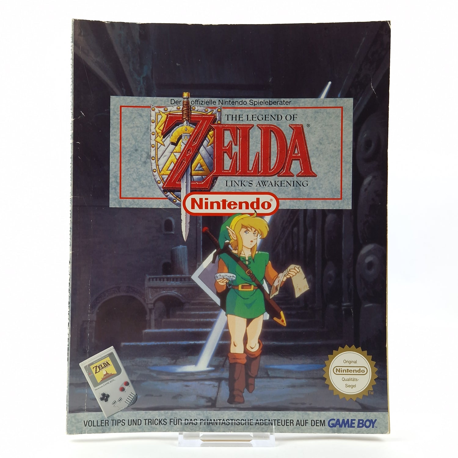 Game Boy Game Advisor : Zelda Links Awakening - Nintendo Gameboy Solution Book GB