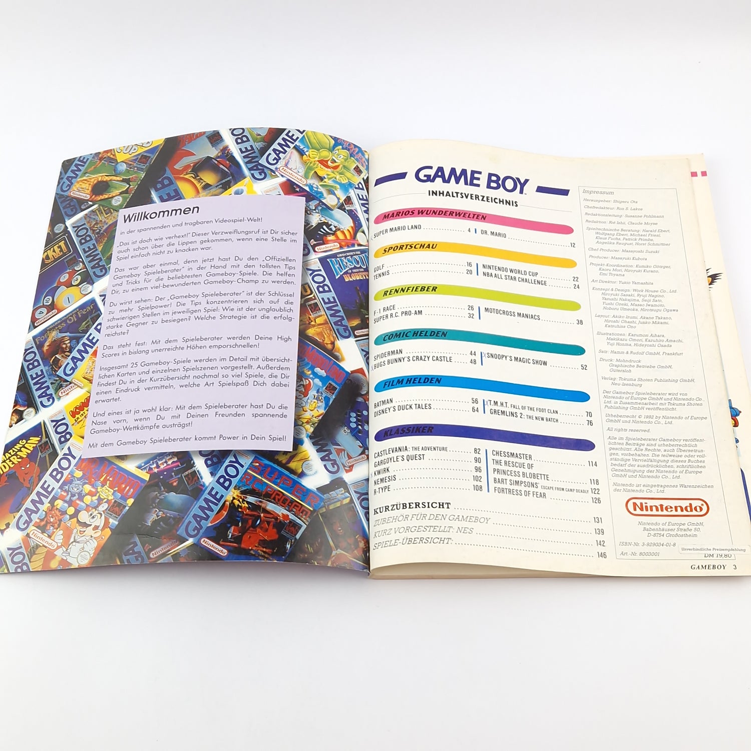 Der offizielle GAMEBOY Spieleberater von Nintendo - Lösungsbuch Game Boy Book