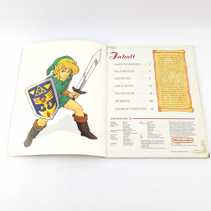 Super Nintendo Game Advisor : Zelda a link to the Past - SNES Solution Book Guide