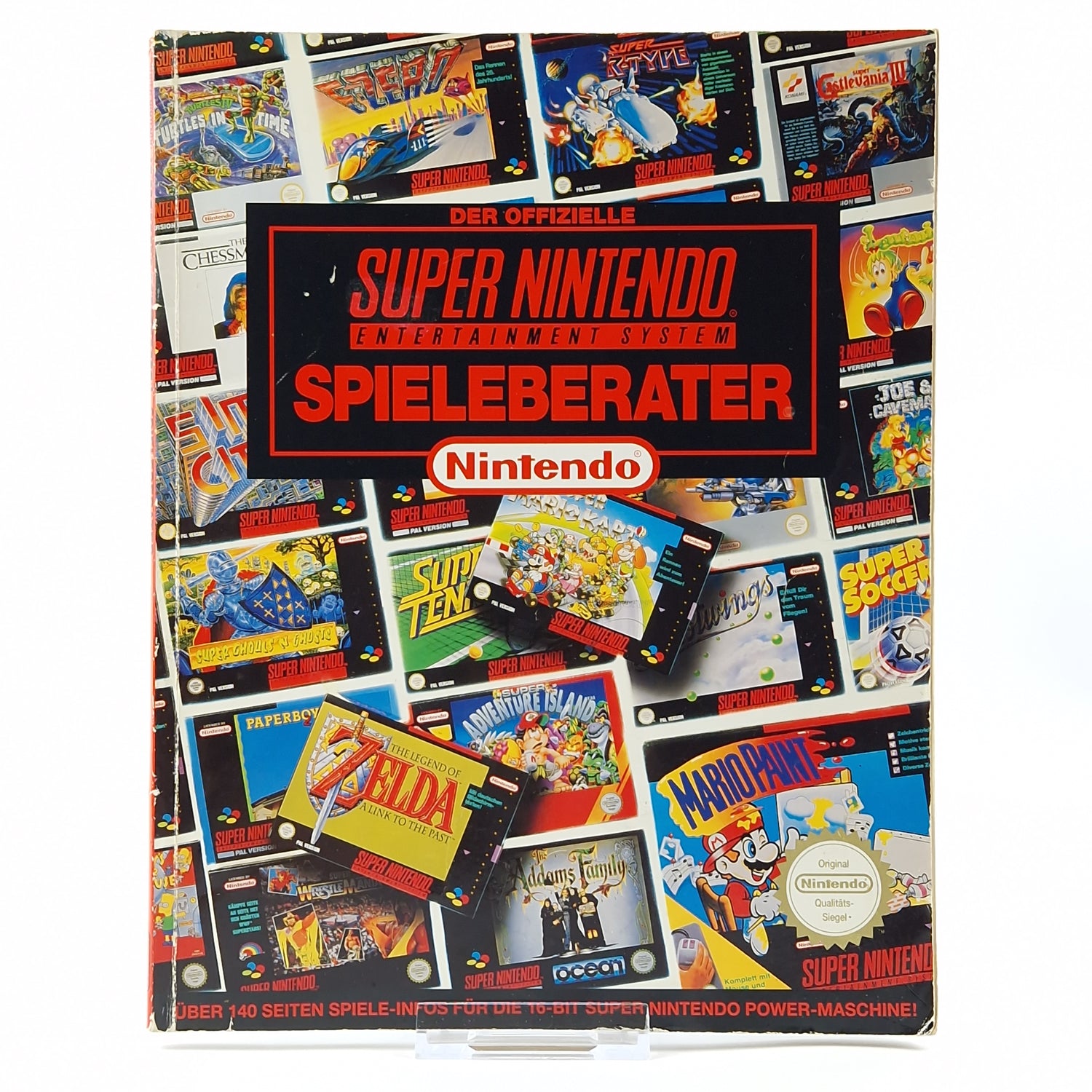 The Official Super Nintendo Game Advisor - SNES Solution Book Guide Book