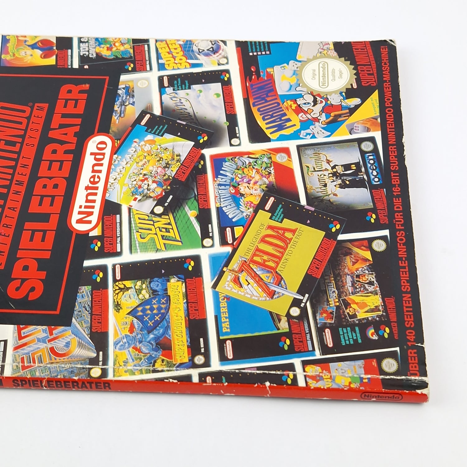 The Official Super Nintendo Game Advisor - SNES Solution Book Guide Book