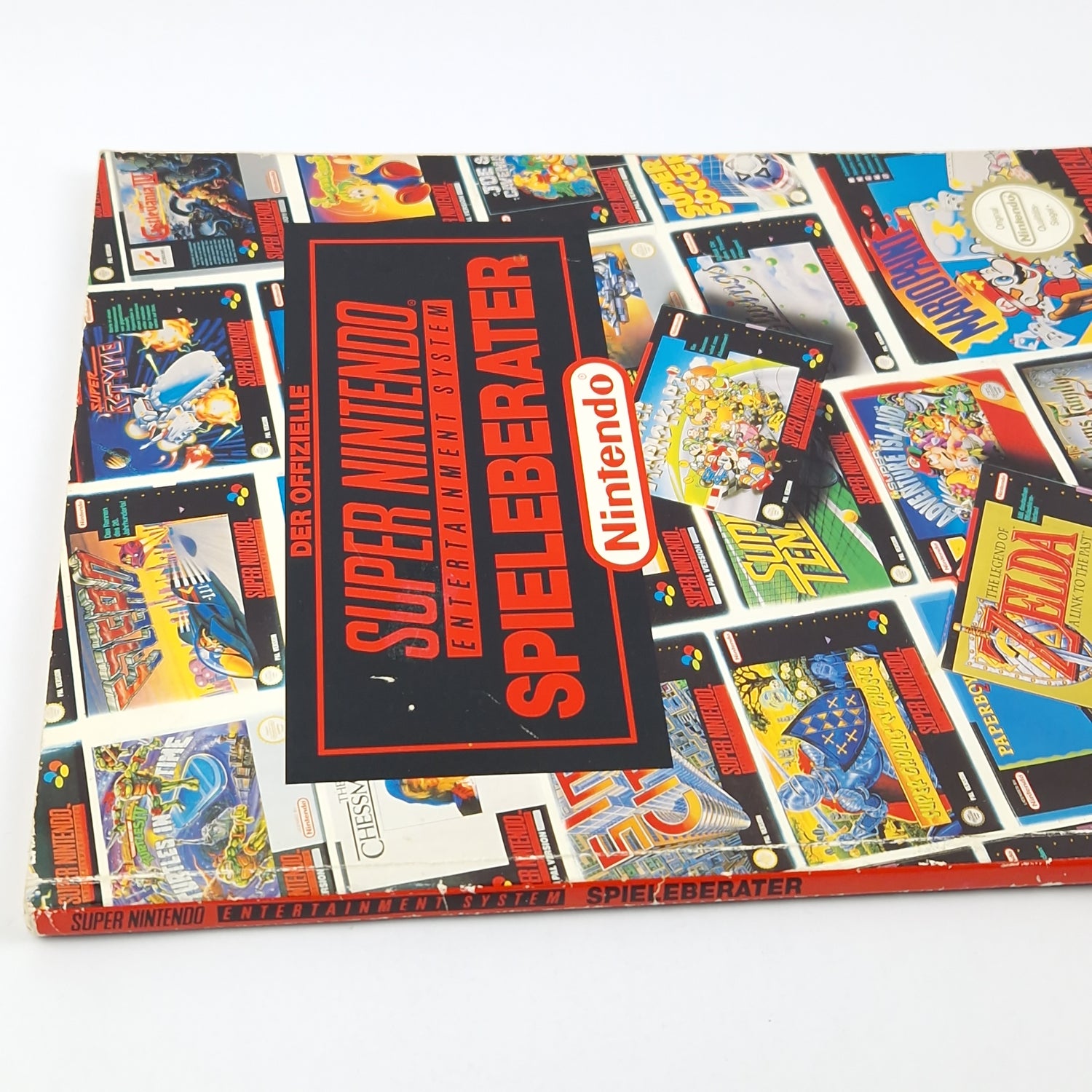 The Official Super Nintendo Game Advisor - SNES Solution Book Guide Book