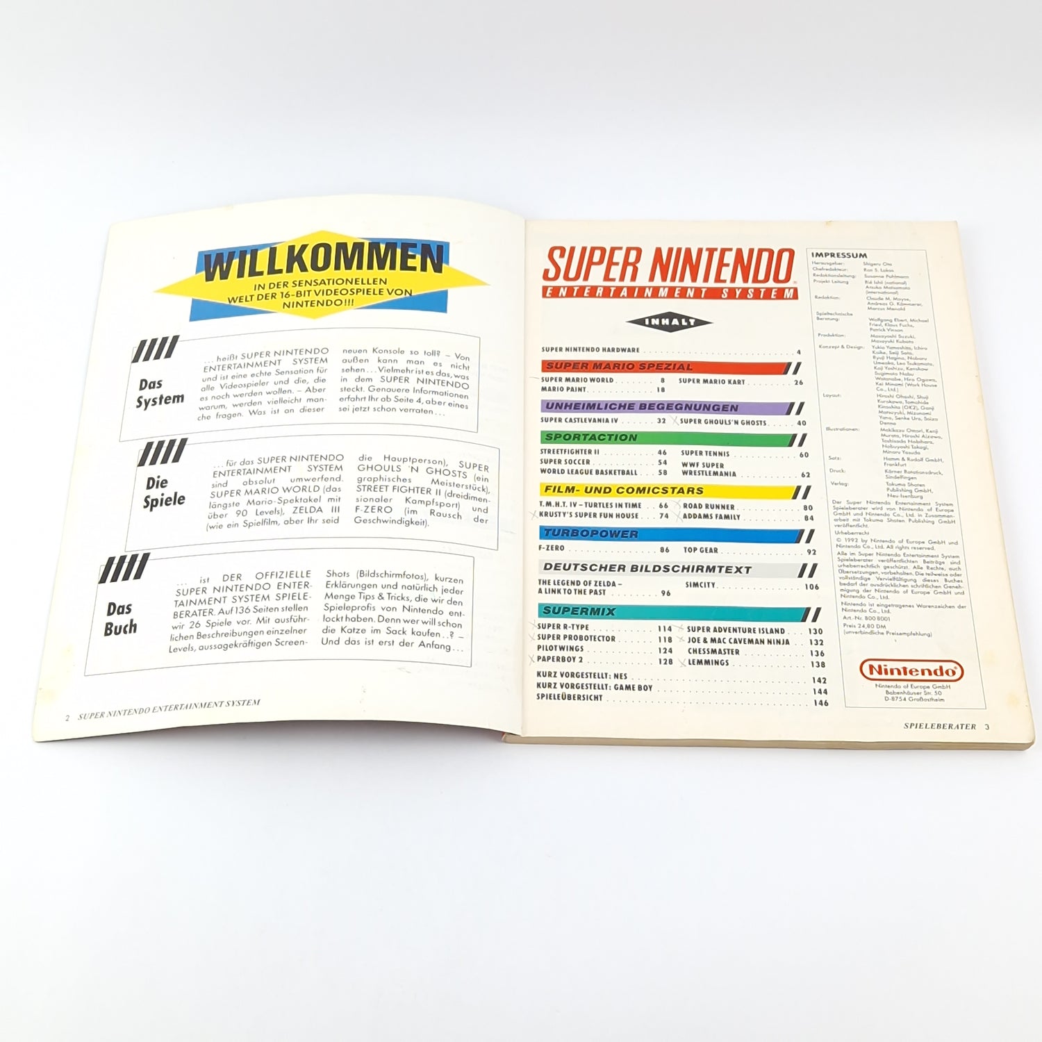 Der offizielle Super Nintendo Spieleberater - SNES Lösungsbuch Guide Book