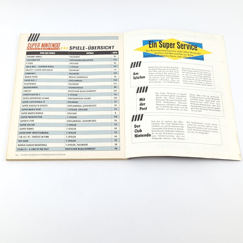 Der offizielle Super Nintendo Spieleberater - SNES Lösungsbuch Guide Book