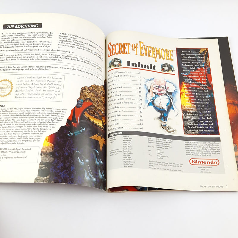 Super Nintendo Spieleberater : Secret of Evermore - SNES Lösungsbuch