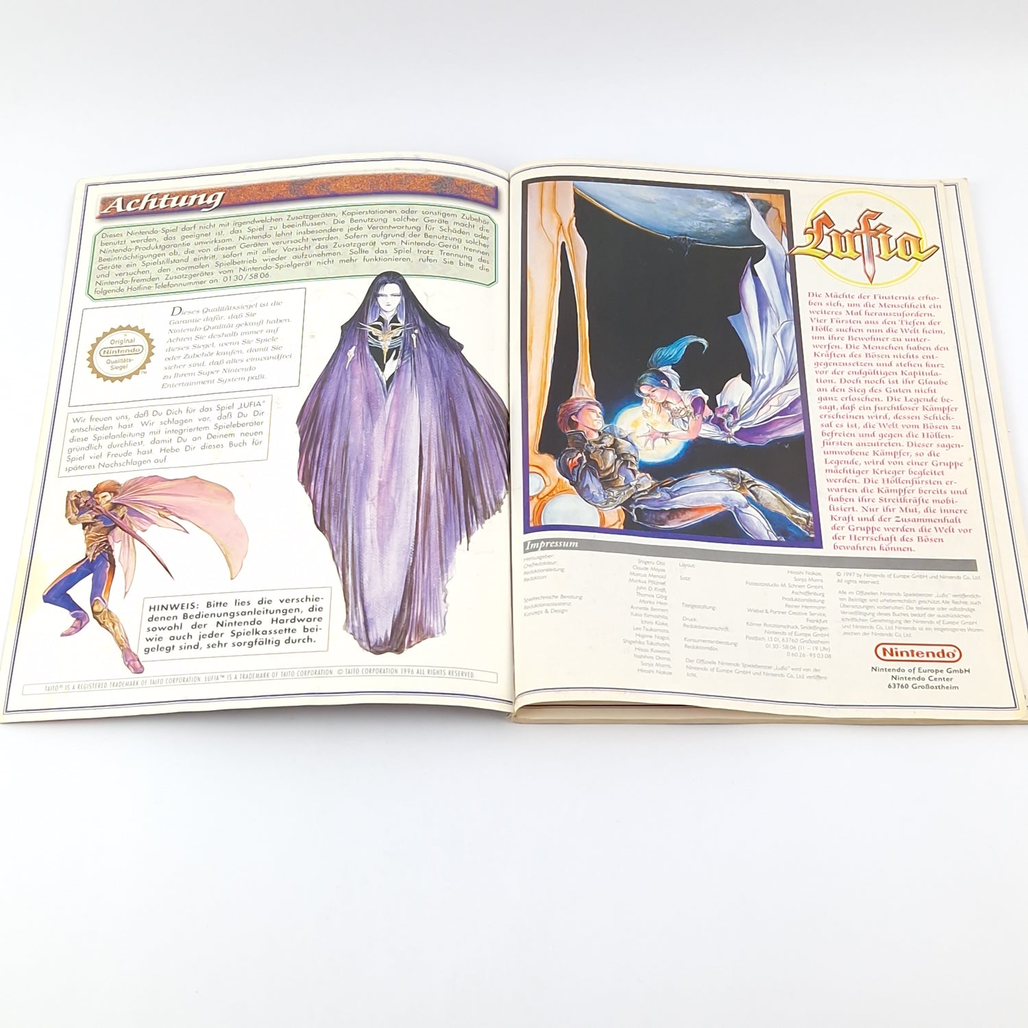 Super Nintendo Spieleberater : Lufia - SNES Lösungsbuch Guide Book