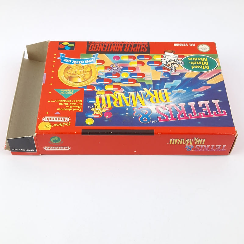 Super Nintendo Spiel : Tetris & Dr. Mario - Modul Anleitung OVP cib / SNES PAL