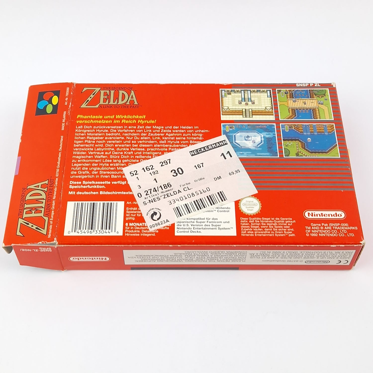 Super Nintendo Spiel : Zelda a link to the Past - Classic Serie OVP / SNES PAL