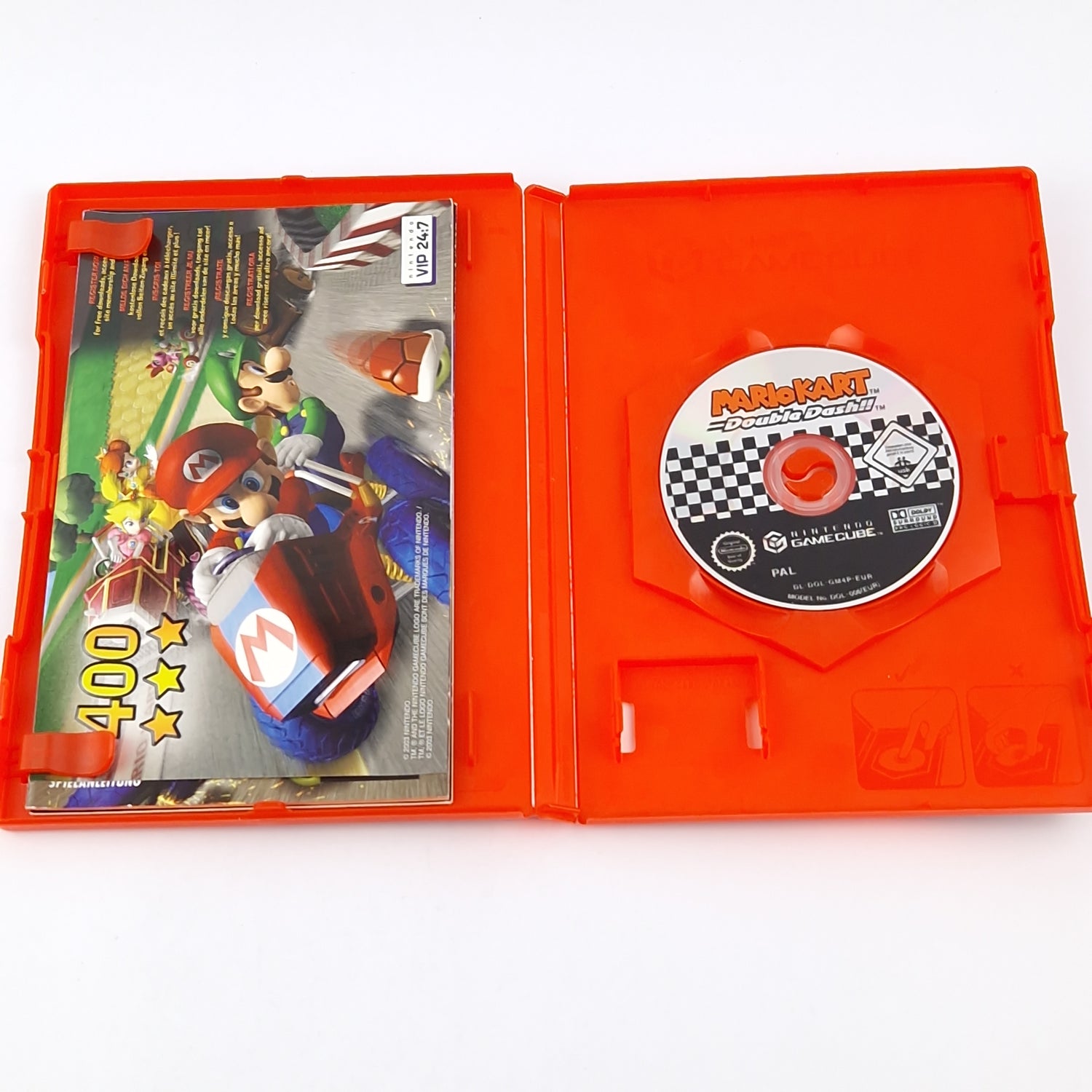 Nintendo Gamecube Spiel : Mario Kart Double Dash - CD Anleitung OVP cib / PAL