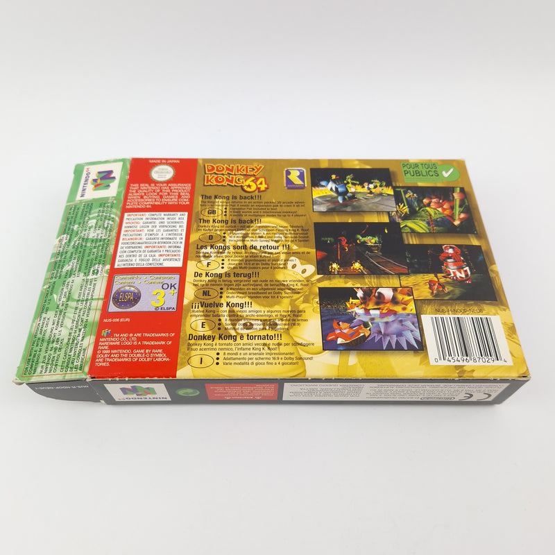 Nintendo 64 Spiel : Donkey Kong 64 + Expansion Pack - Modul Anleitung OVP N64