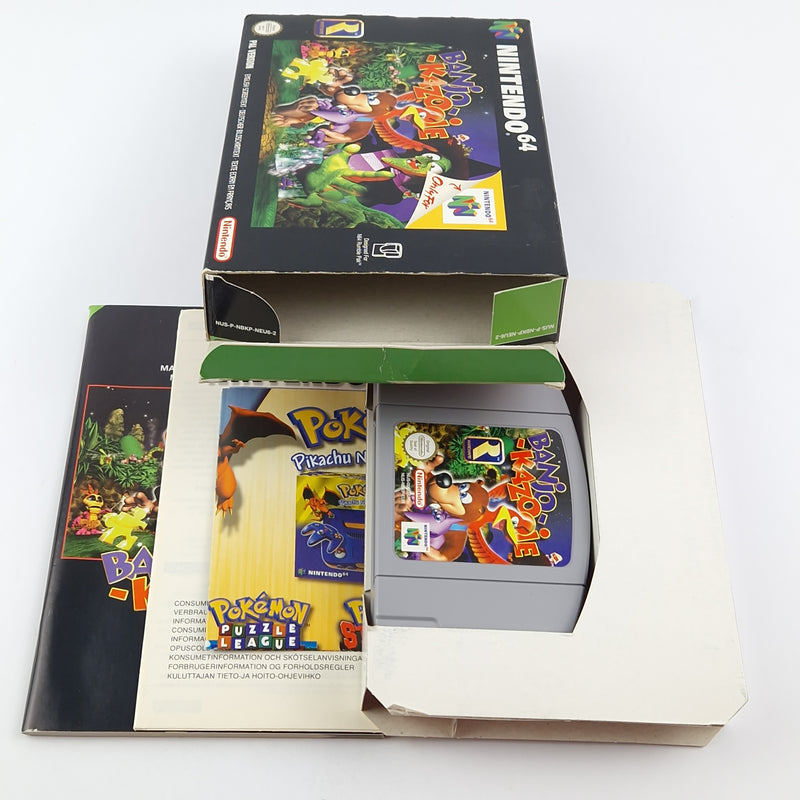 Nintendo 64 Spiel : Banjo Kazooie - Modul Anleitung OVP cib / N64 PAL