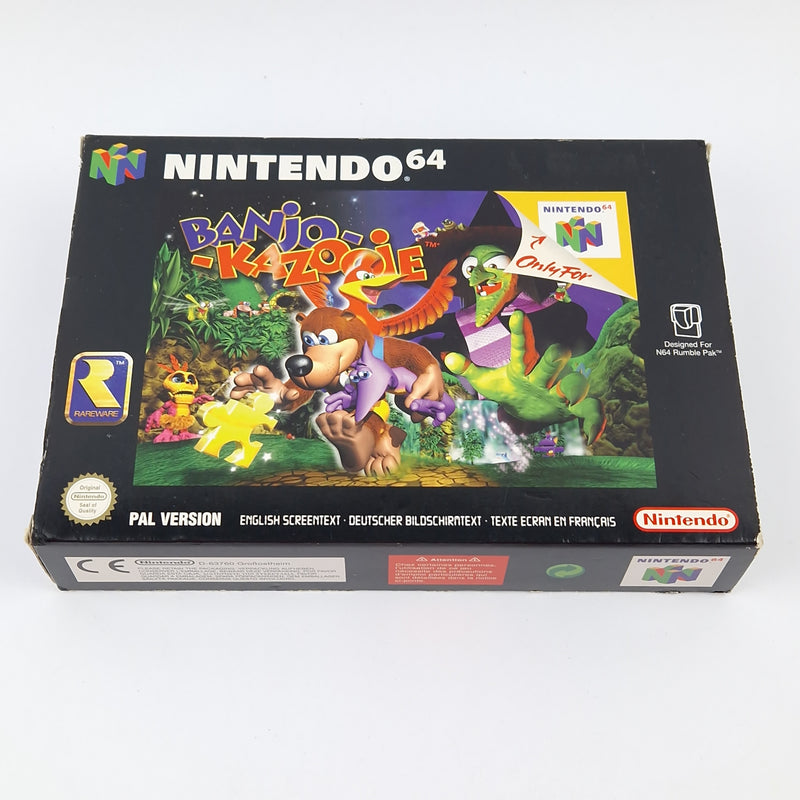Nintendo 64 Spiel : Banjo Kazooie - Modul Anleitung OVP cib / N64 PAL