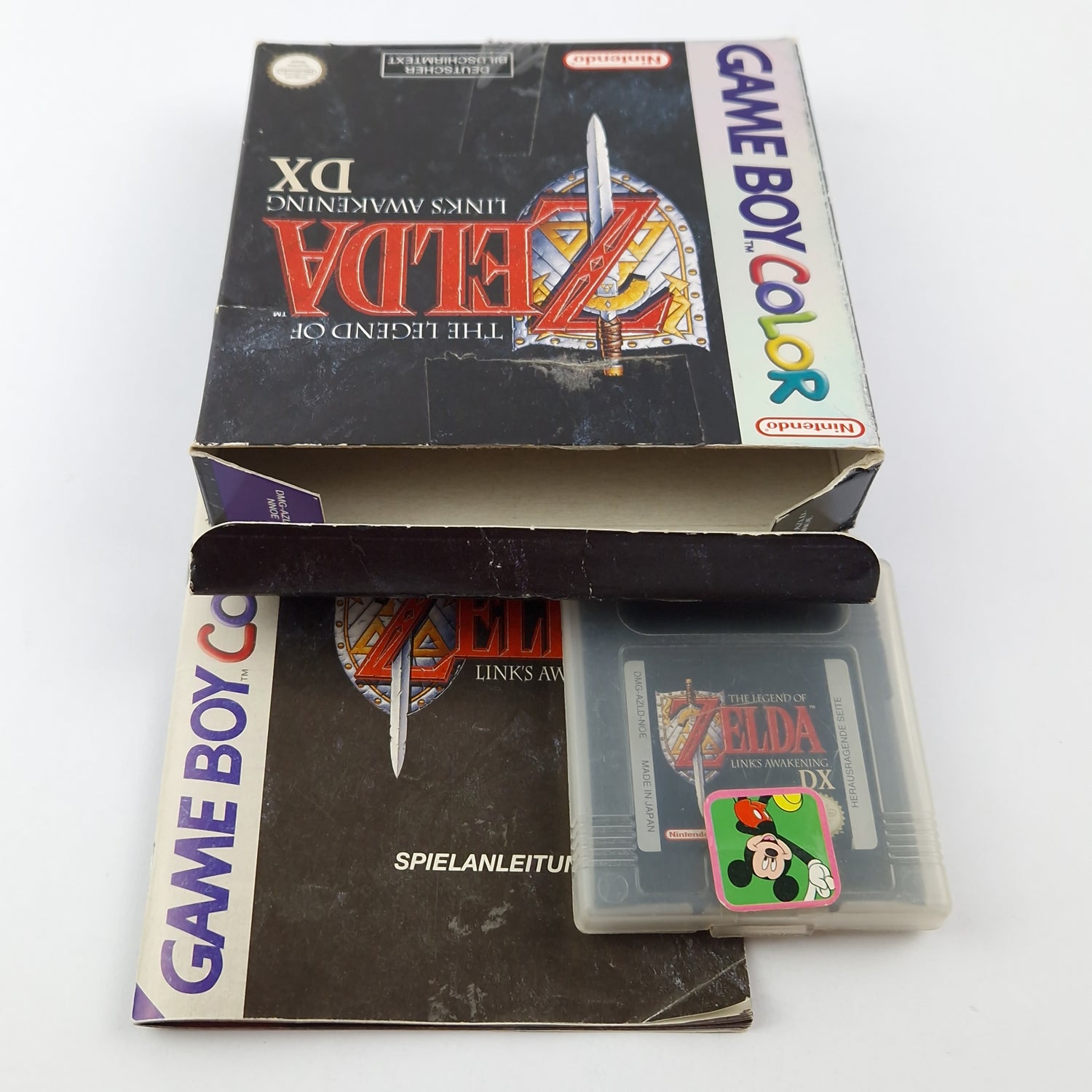 Nintendo Game Boy Color Game: The Legend of Zelda Links Awakening DX - OVP PAL