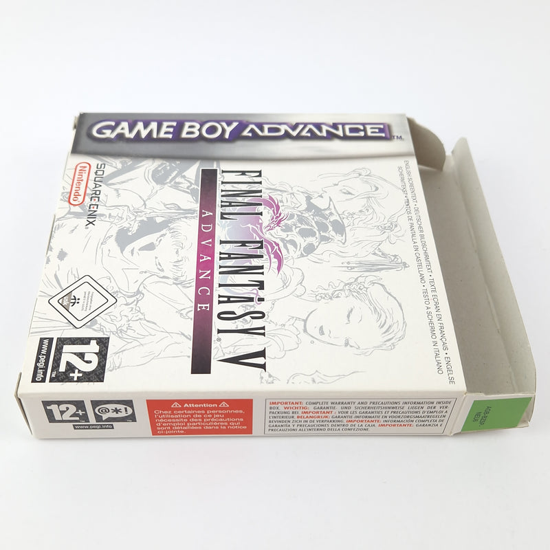 Nintendo Game Boy Advance Game: Final Fantasy V - Module Instructions OVP GBA FF 5