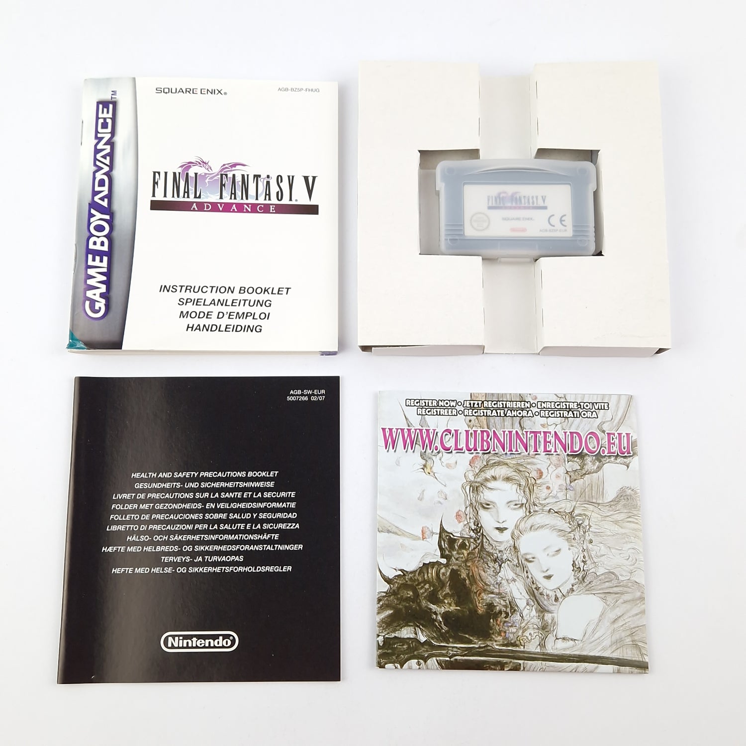 Nintendo Game Boy Advance Game: Final Fantasy V - Module Instructions OVP GBA FF 5