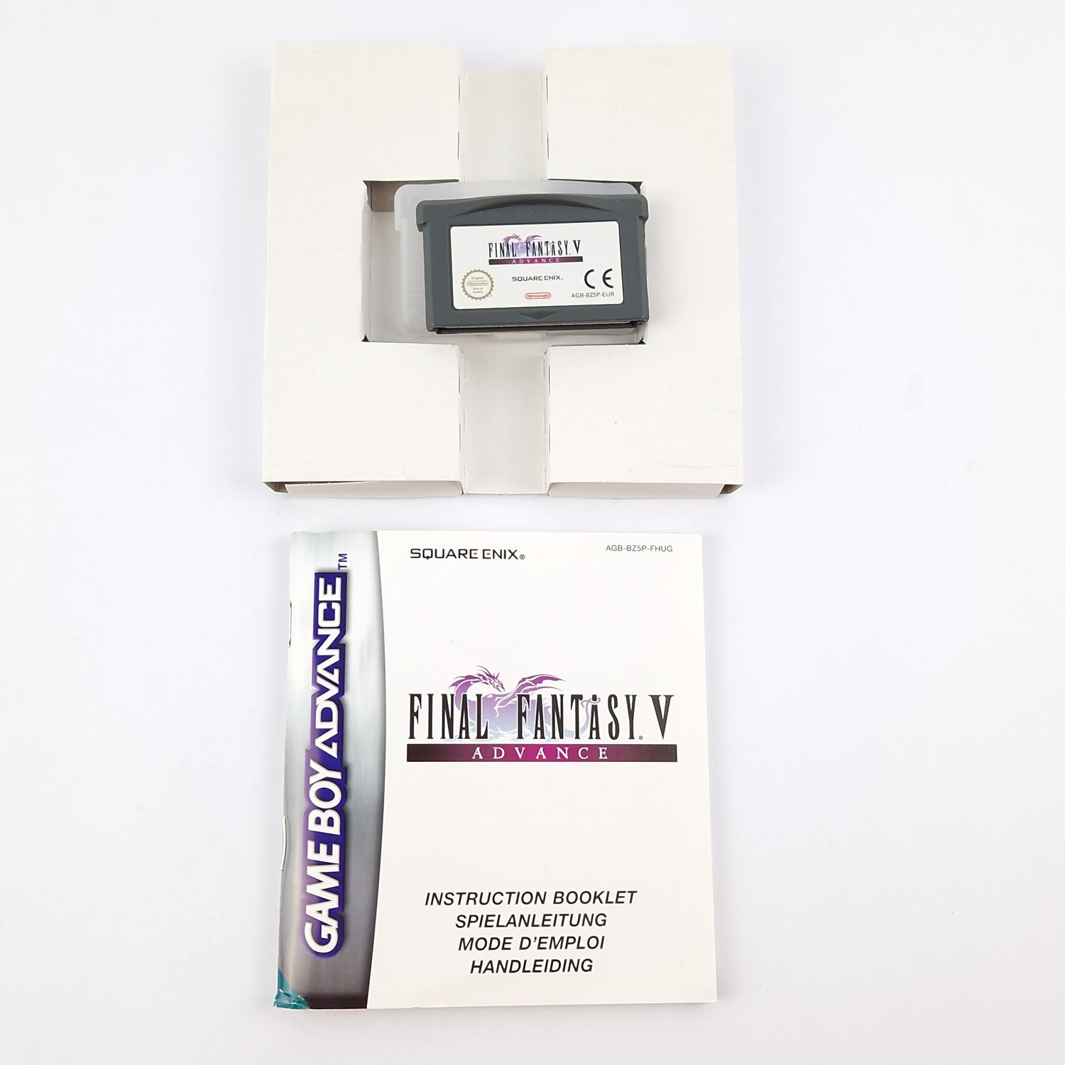 Nintendo Game Boy Advance Spiel : Final Fantasy V - Modul Anleitung OVP GBA FF 5