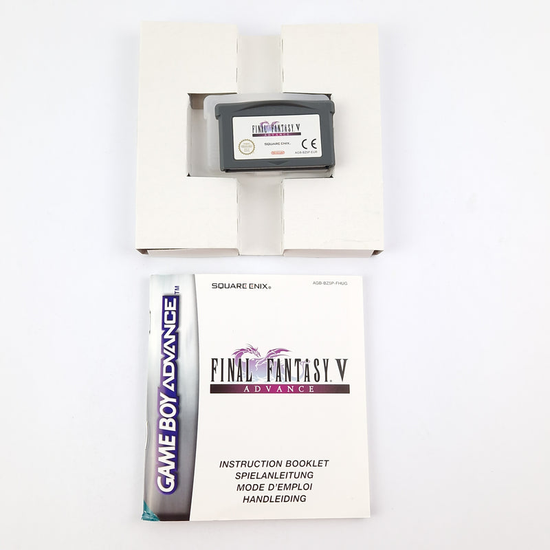 Nintendo Game Boy Advance Spiel : Final Fantasy V - Modul Anleitung OVP GBA FF 5