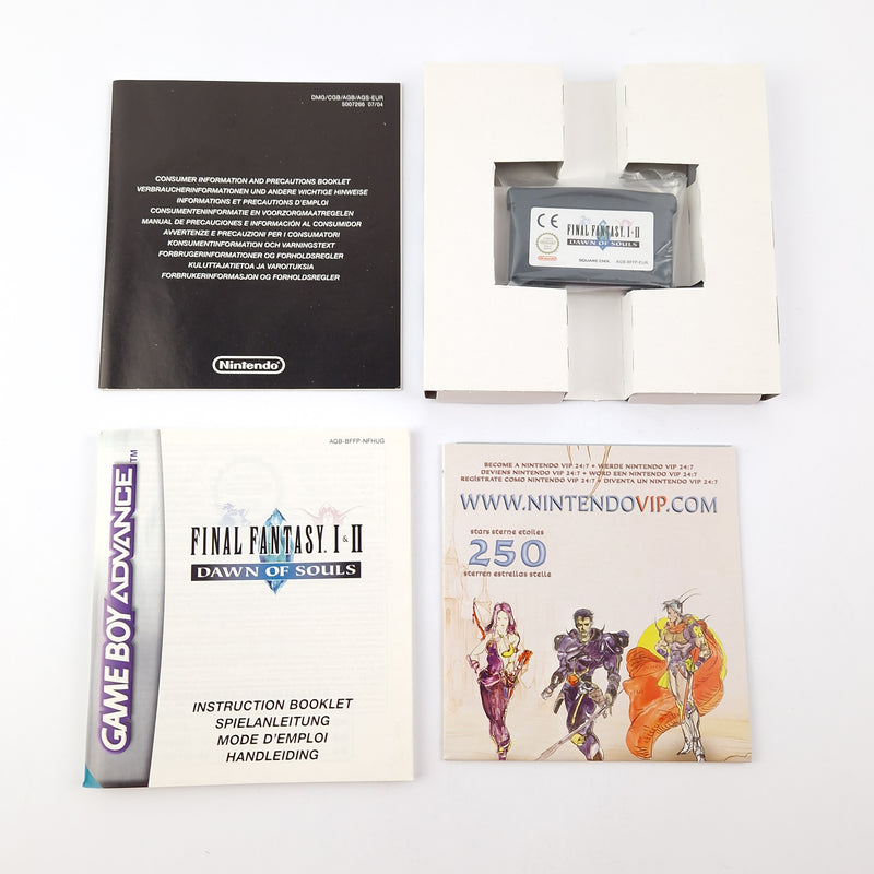 Nintendo Game Boy Advance Game: Final Fantasy I &amp; II Dawn of Souls - OVP GBA