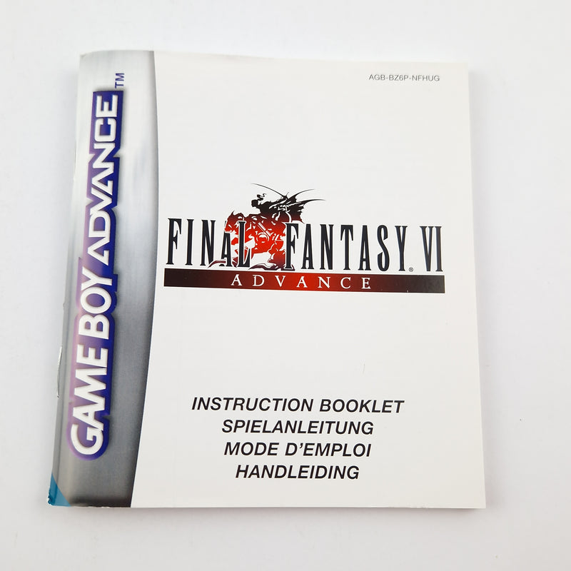 Nintendo Game Boy Advance Spiel : Final Fantasy VI - GBA OVP FF 6