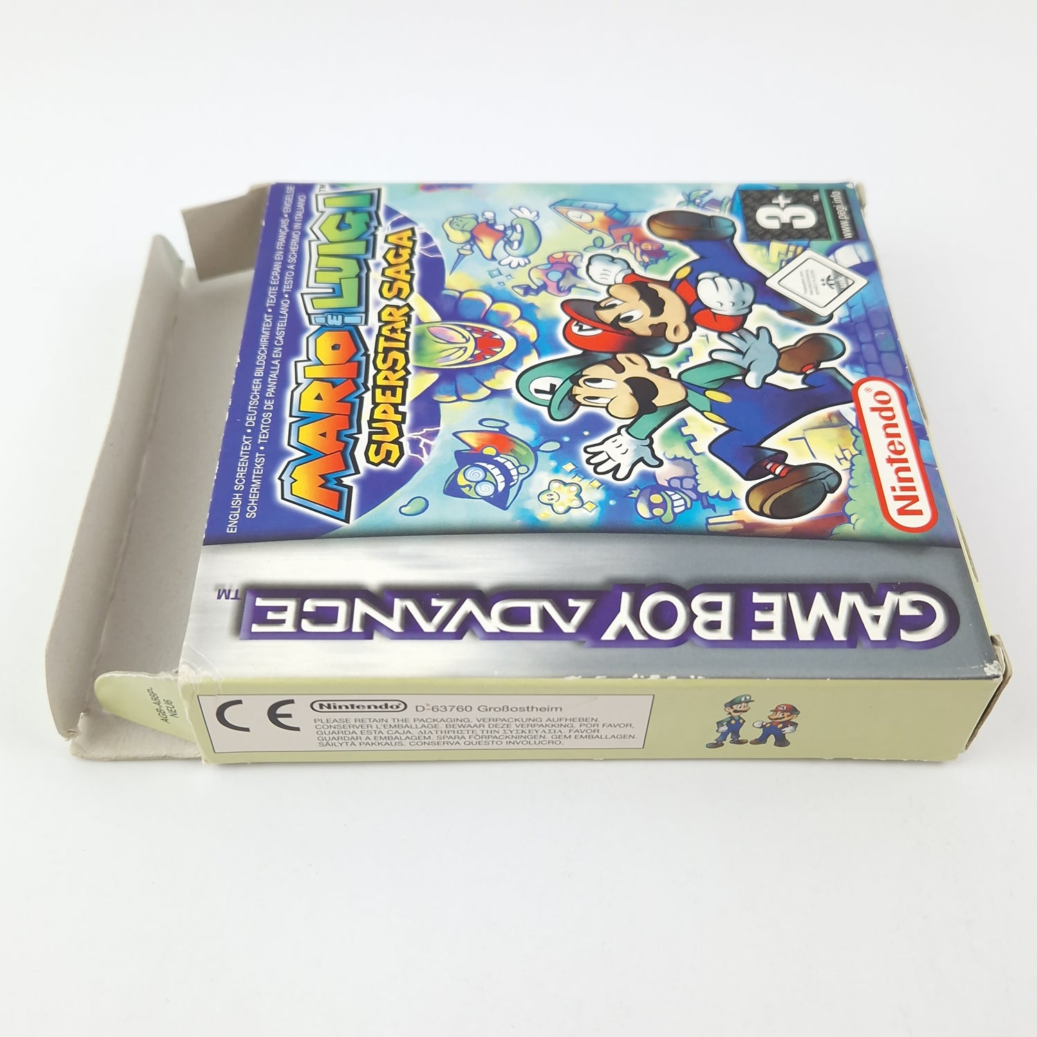 Nintendo Game Boy Advance Game: Mario & Luigi Superstar Saga - OVP GBA PAL