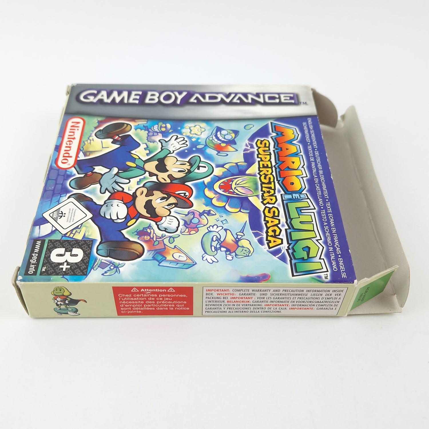 Nintendo Game Boy Advance Spiel : Mario & Luigi Superstar Saga - OVP GBA PAL