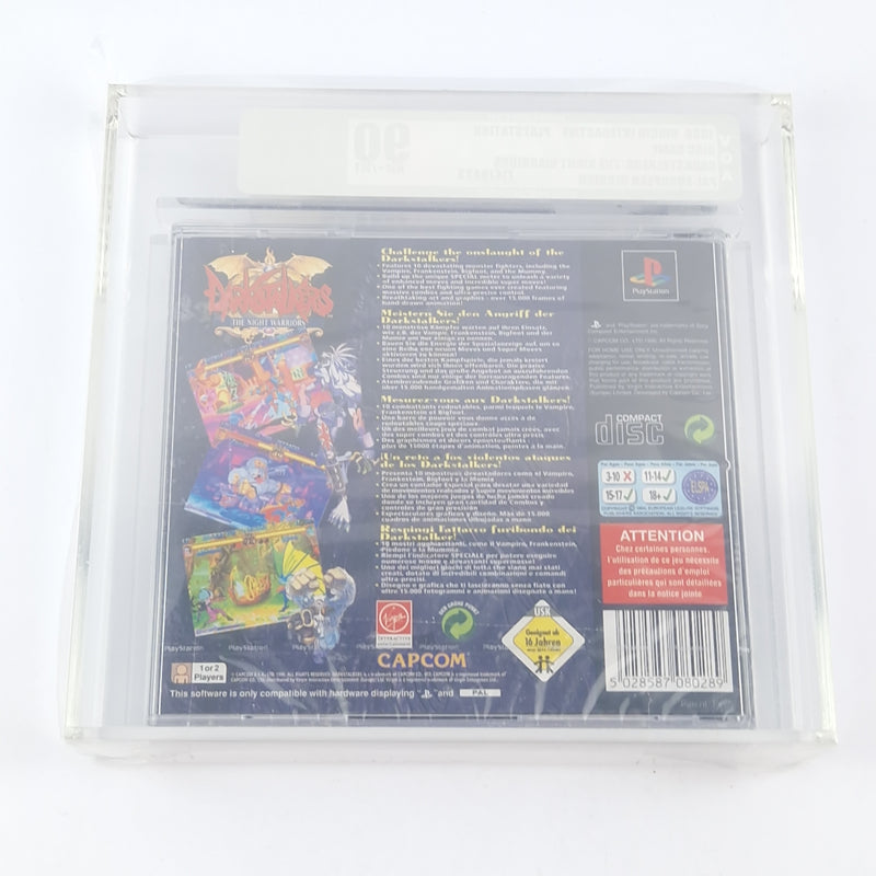 Playstation 1 game: Darkstalkers the Night Warriors - PS1 NEW SEALED / VGA 90