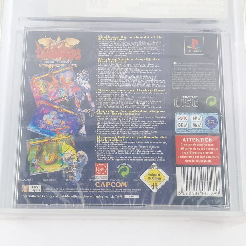 Playstation 1 game: Darkstalkers the Night Warriors - PS1 NEW SEALED / VGA 90