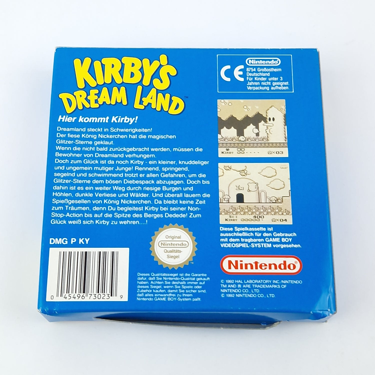 Nintendo Game Boy Game: Kirby's Dream Land - Module Instructions OVP cib / GAMEBOY