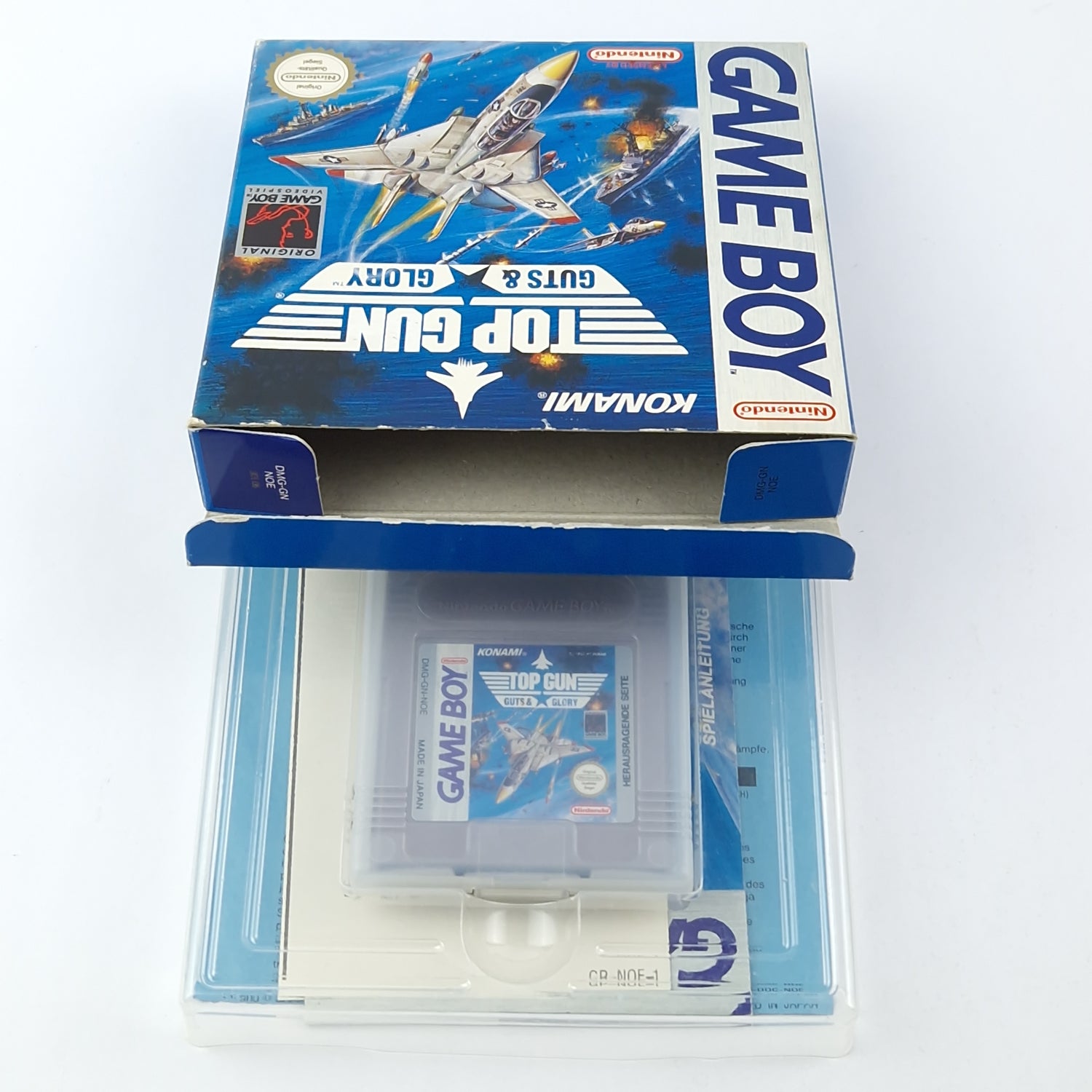 Nintendo Game Boy Game: Top Gun Guts & Glory - Module Instructions OVP cib GAMEBOY