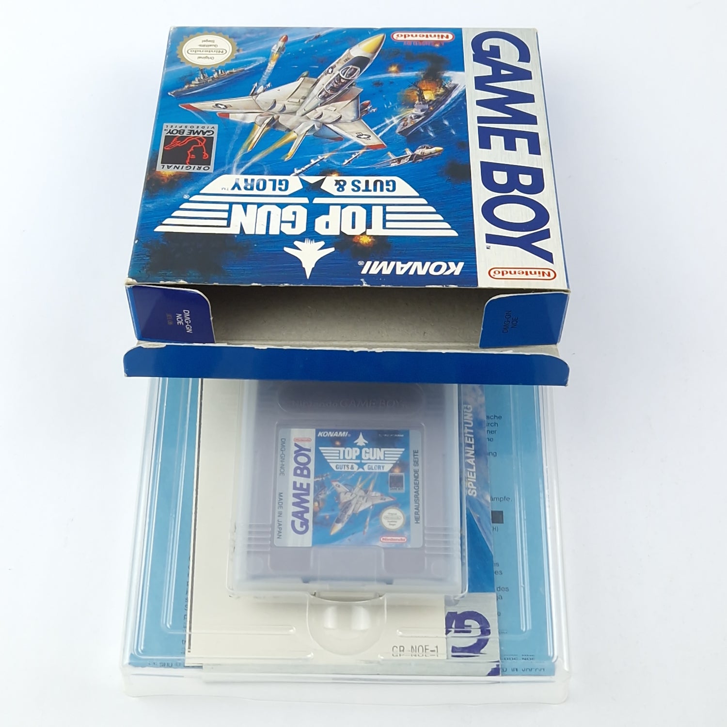 Nintendo Game Boy Spiel : Top Gun Guts & Glory - Modul Anleitung OVP cib GAMEBOY
