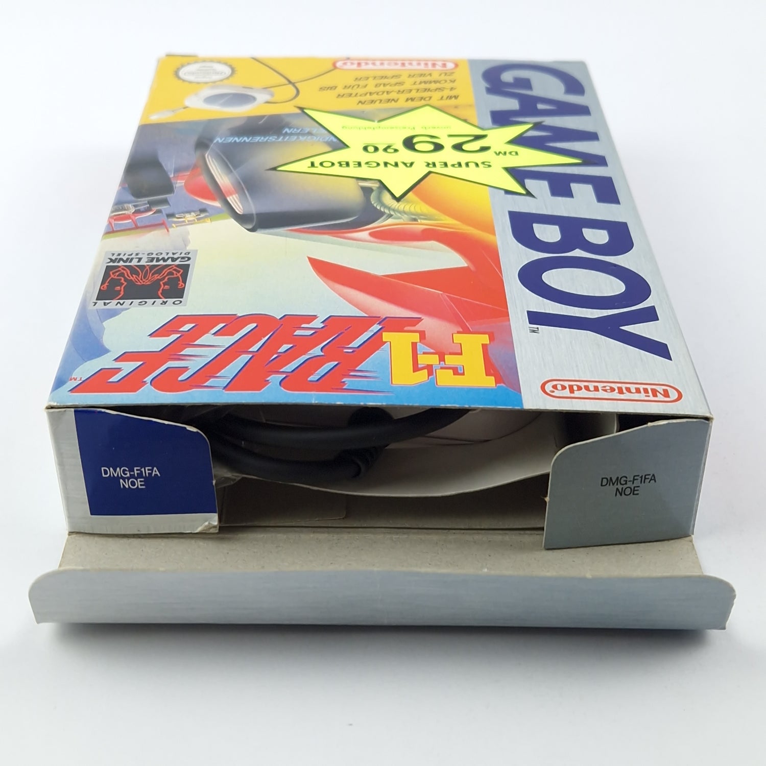 Nintendo Game Boy Spiel : F-1 Race + 4 Spieler Adapter - OVP PAL GAMEBOY