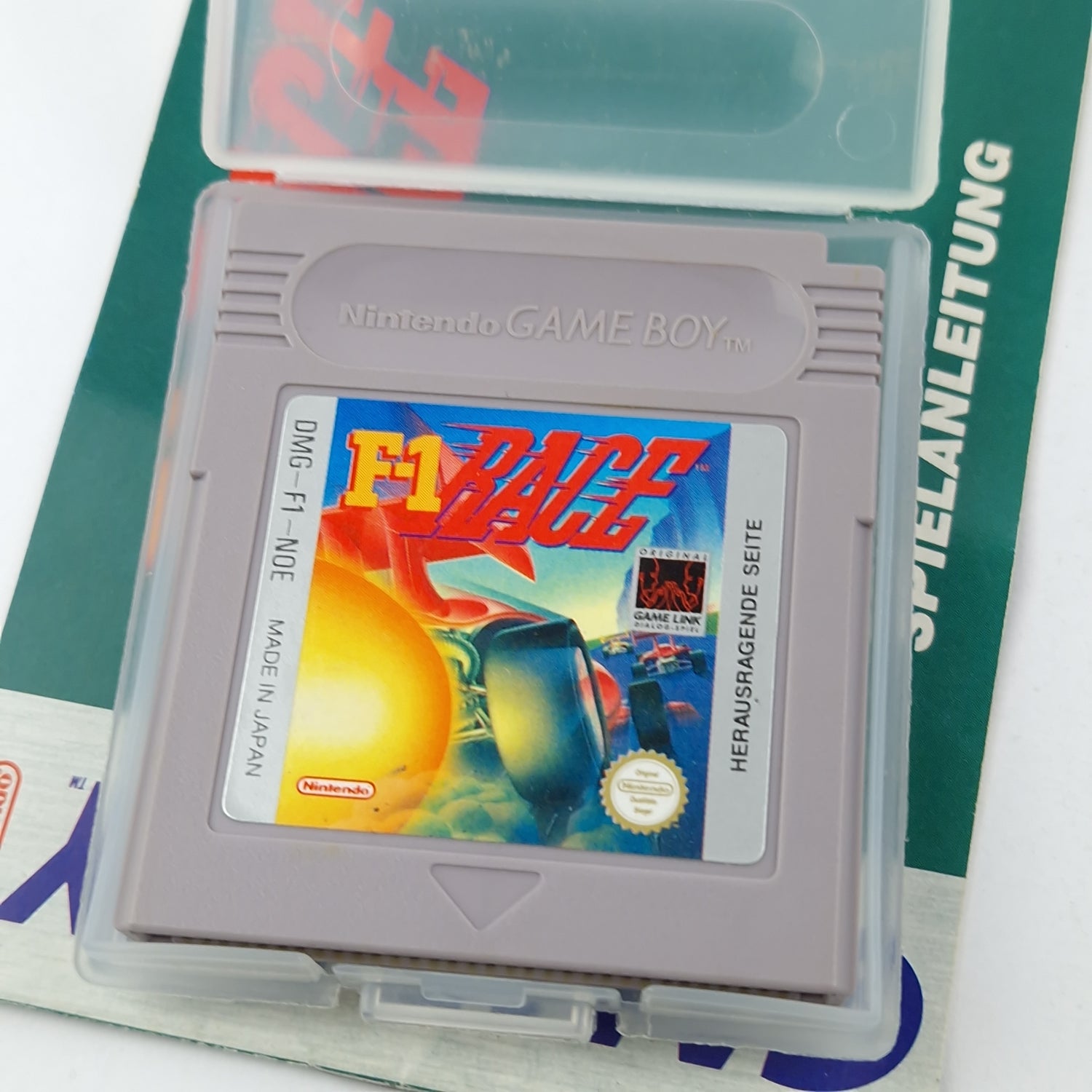 Nintendo Game Boy Spiel : F-1 Race + 4 Spieler Adapter - OVP PAL GAMEBOY
