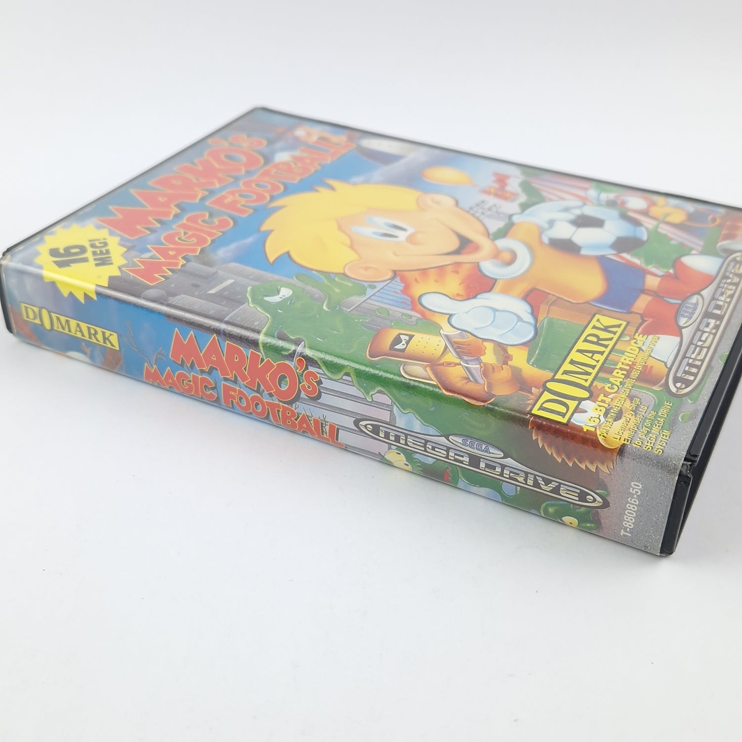 Sega Mega Drive Spiel : Markos Magic Football - Modul Anleitung OVP cib PAL