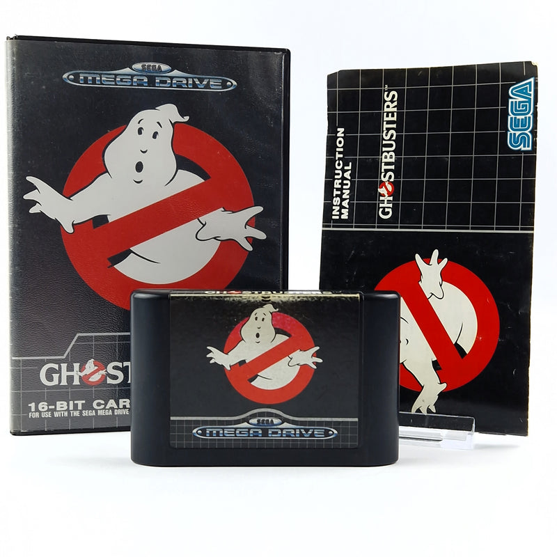 Sega Mega Drive Game: Ghostbusters - Module Instructions OVP cib / PAL MD Game