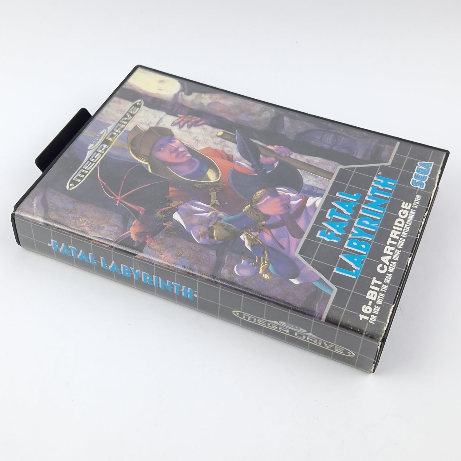 Sega Mega Drive Spiel : Fatal Labyrinth - Modul Anleitung OVP cib / PAL MD Game