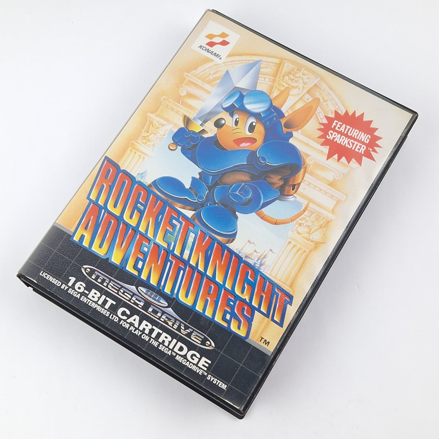 Sega Mega Drive Game: Rocket Knight Adventures - Module Instructions OVP cib PAL