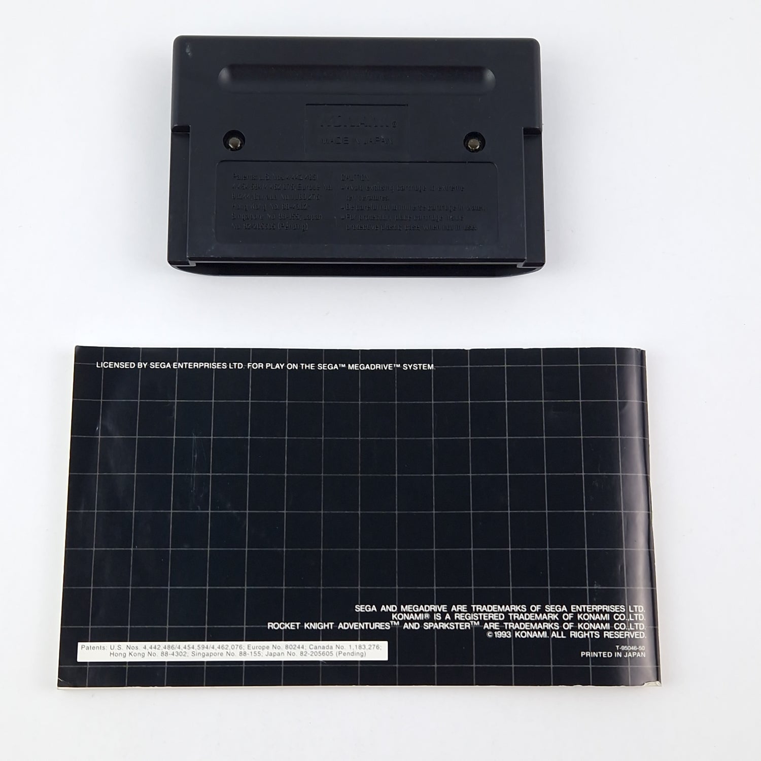 Sega Mega Drive Spiel : Rocket Knight Adventures - Modul Anleitung OVP cib PAL
