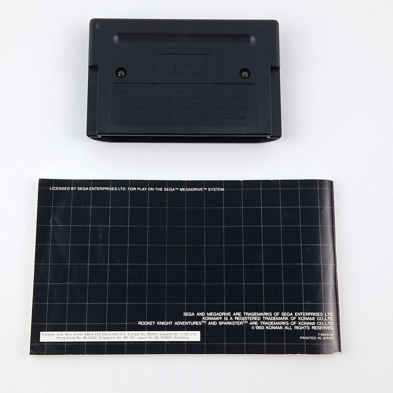 Sega Mega Drive Spiel : Rocket Knight Adventures - Modul Anleitung OVP cib PAL