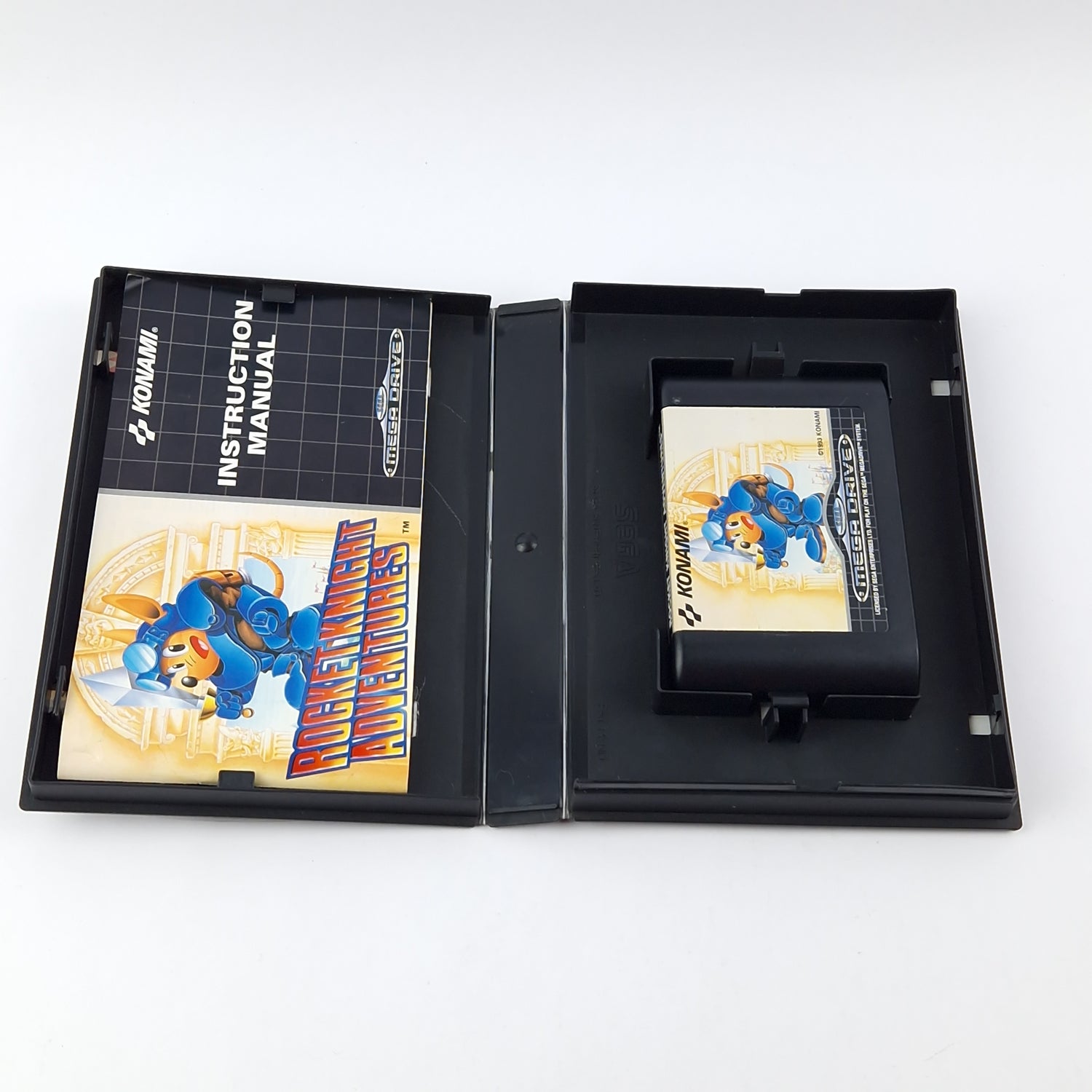 Sega Mega Drive Game: Rocket Knight Adventures - Module Instructions OVP cib PAL