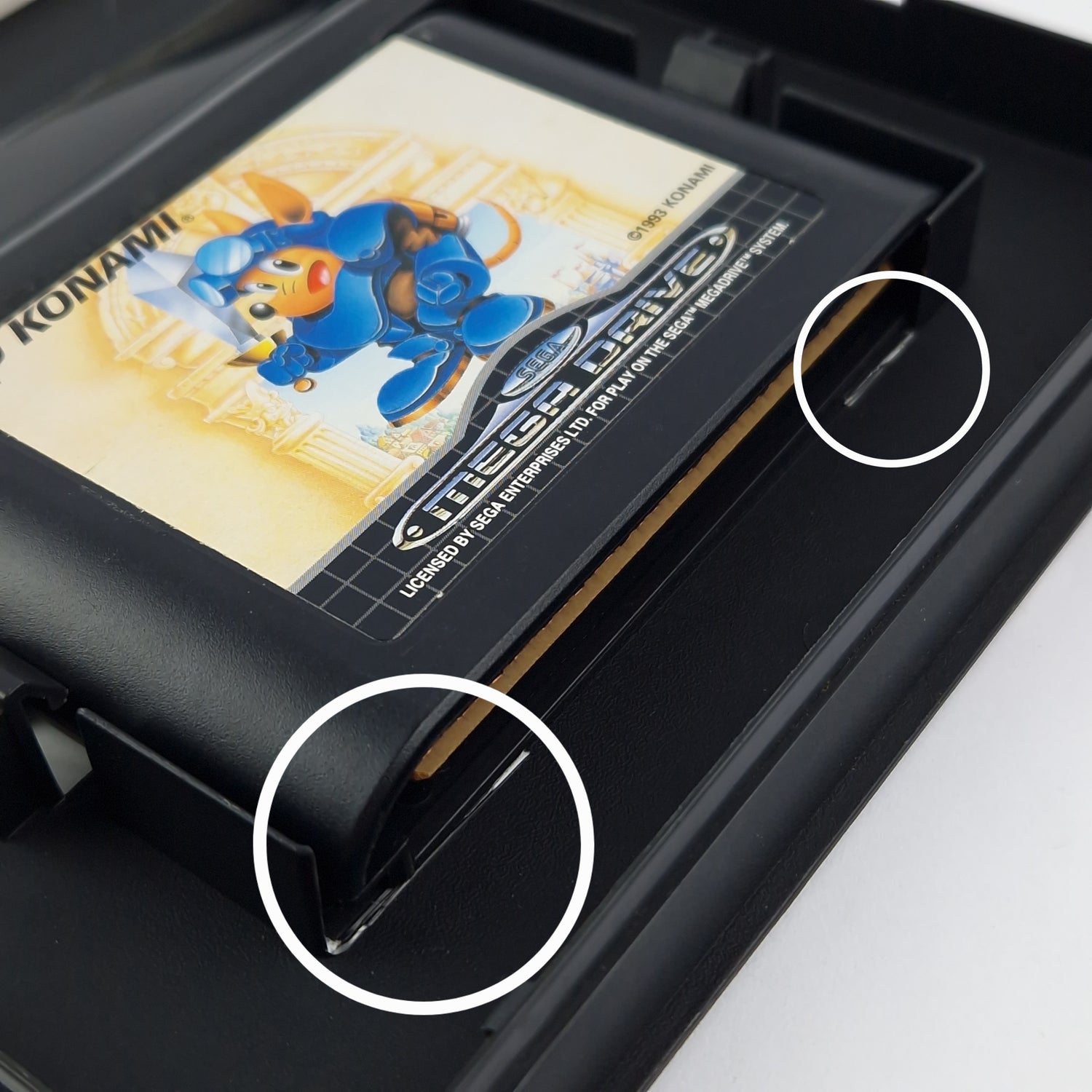 Sega Mega Drive Spiel : Rocket Knight Adventures - Modul Anleitung OVP cib PAL