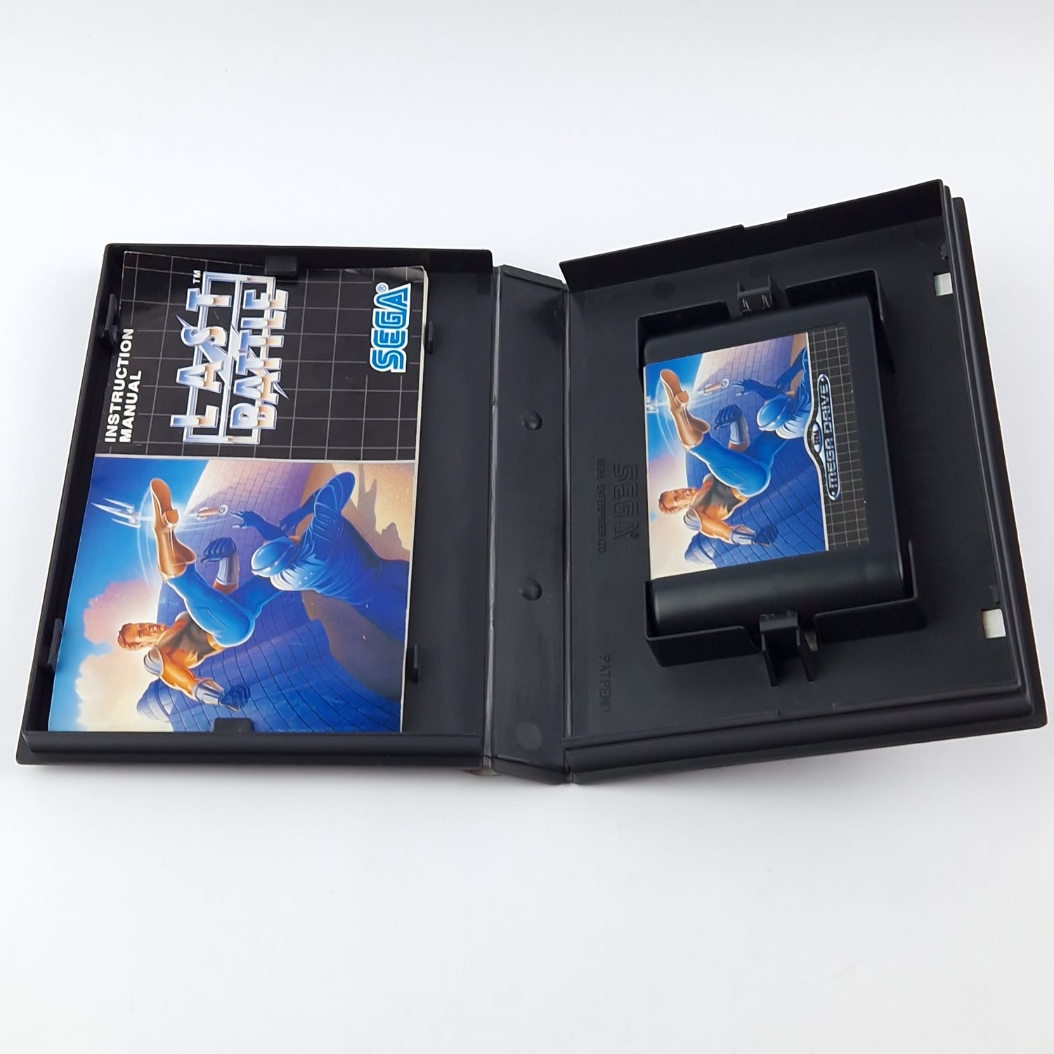 Sega Mega Drive Spiel : Last Battle - Modul Anleitung OVP cib / MD PAL Game