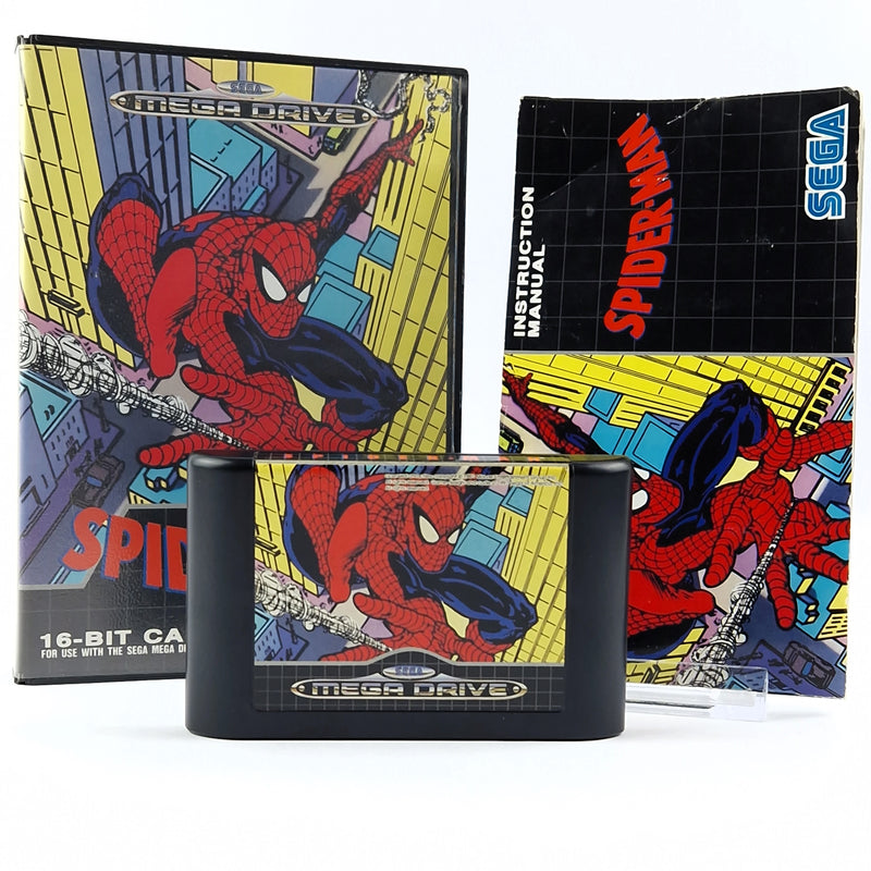 Sega Mega Drive Spiel : Spider-Man - Modul Anleitung OVP cib / MD PAL Game