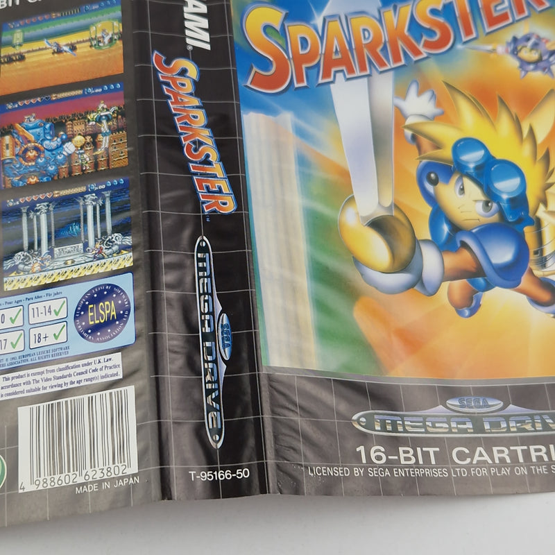 Sega Mega Drive Spiel : Sparkster - Modul Anleitung OVP cib / MD PAL Game