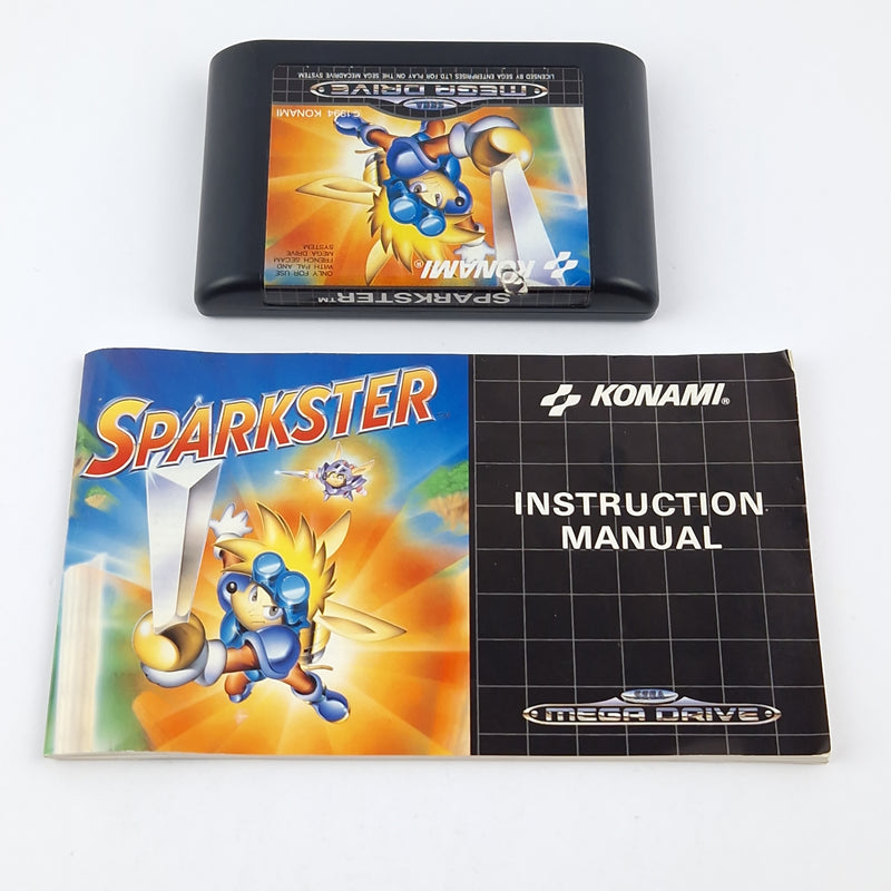 Sega Mega Drive Spiel : Sparkster - Modul Anleitung OVP cib / MD PAL Game